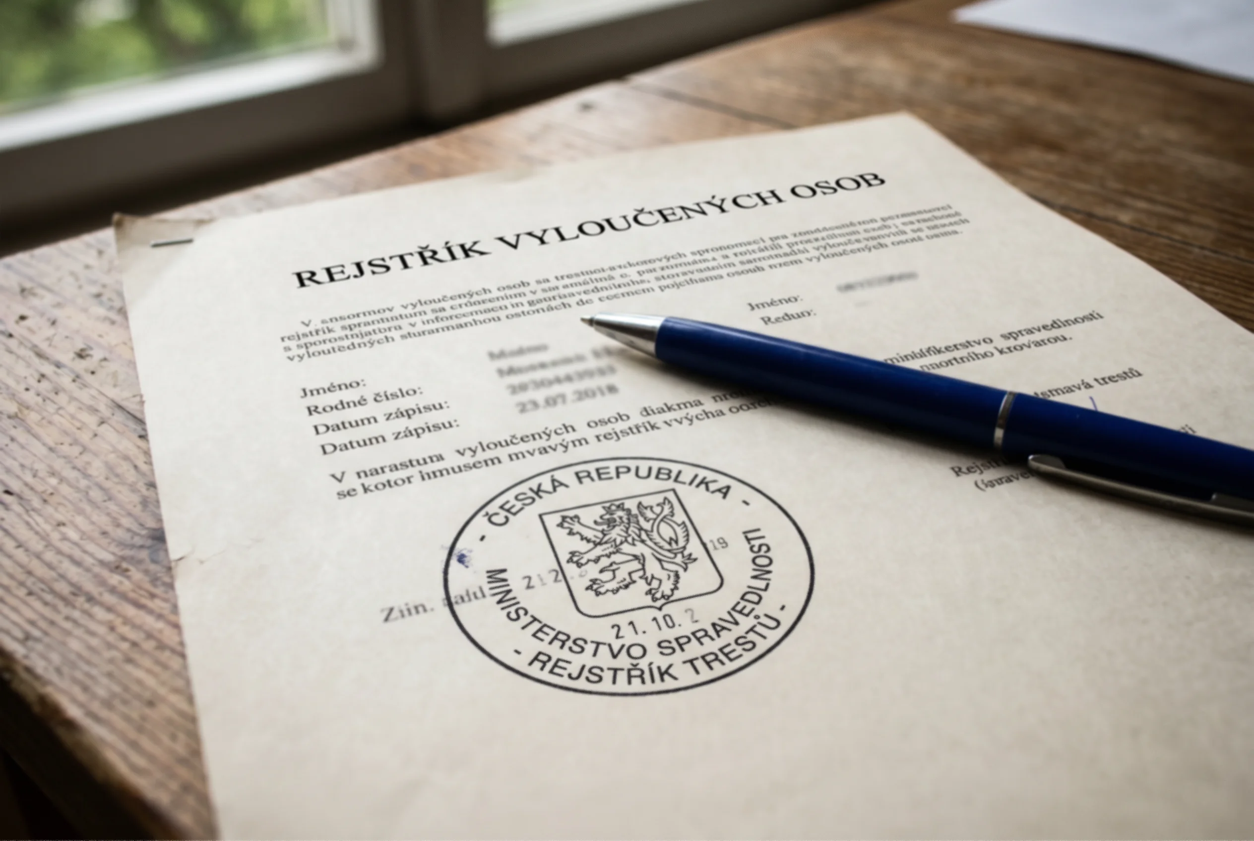 Rejstřík vyloučených osob v České republice